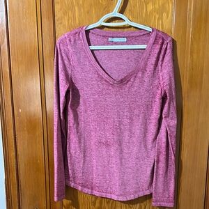 Women's Pink Long Sleeve Top size small